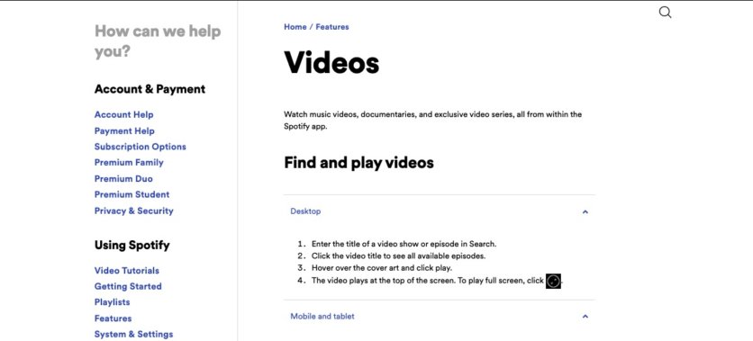 spotify video podcasts