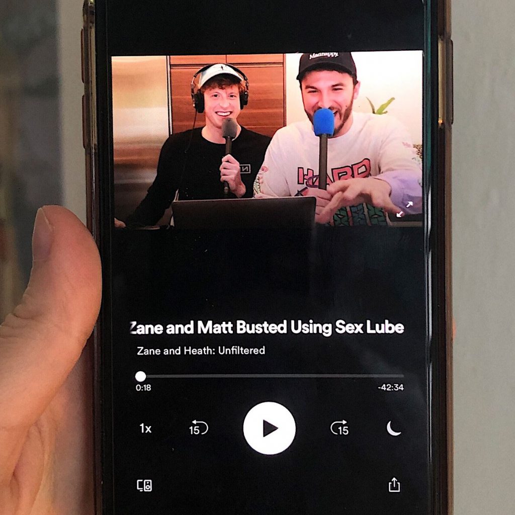 video podcasts on spotify
