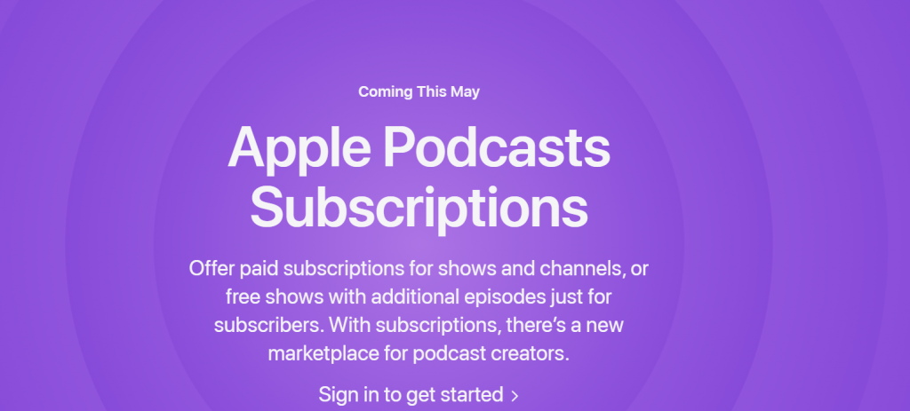 apple podcast subscriptions