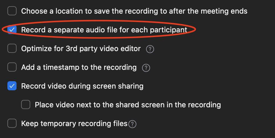 record your podcast using zoom