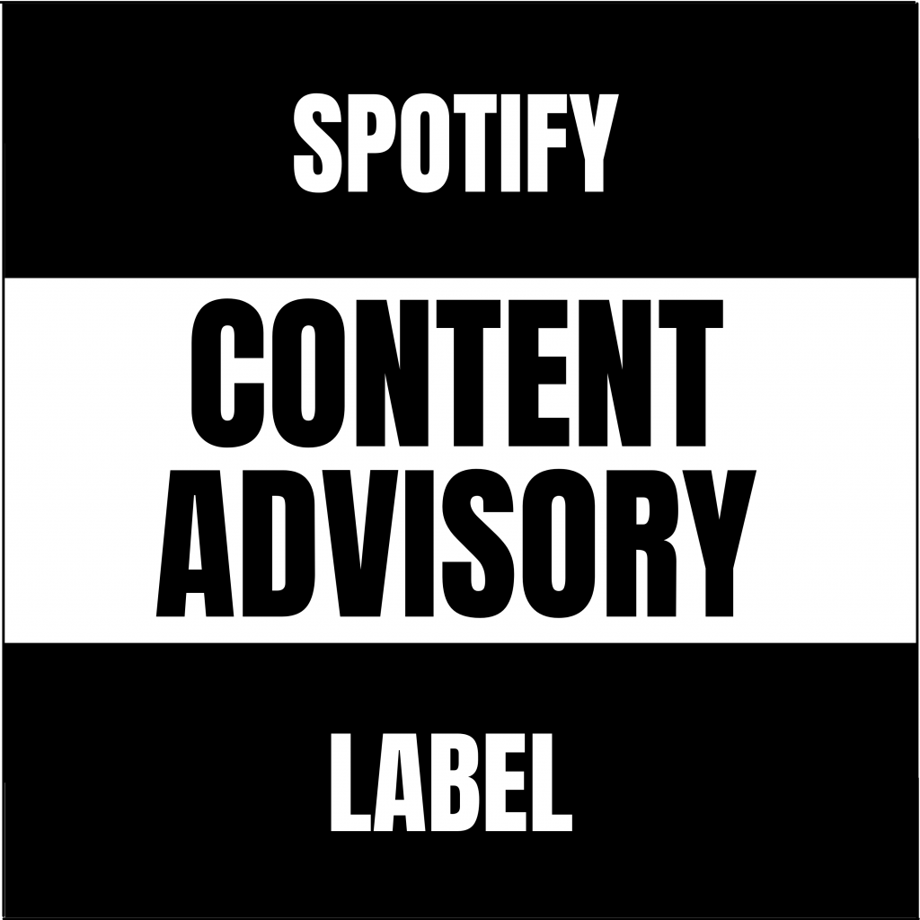 spotify content advisory label