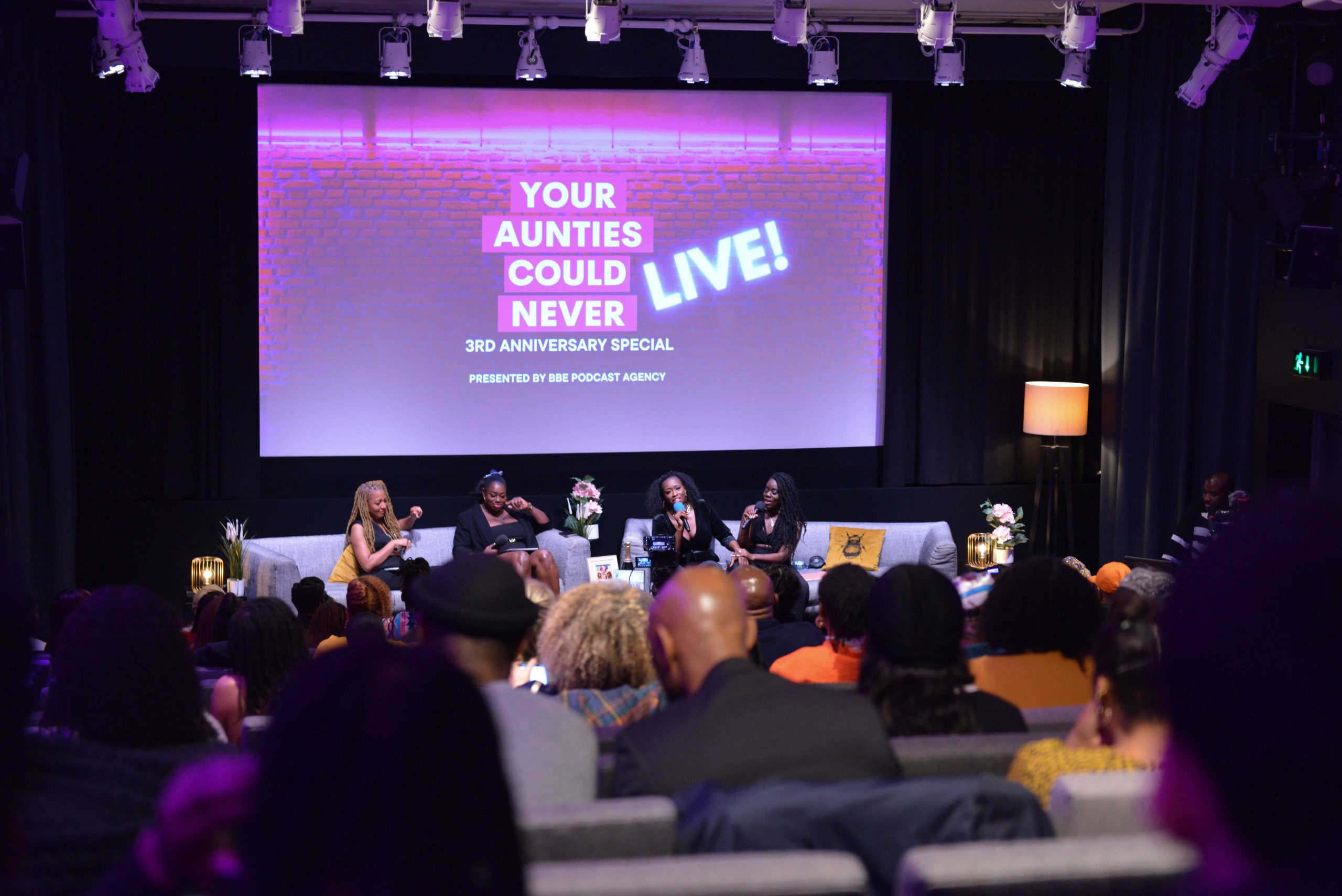 your aunties could never podcast live